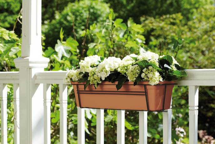 green basics balkonkasten 80cm mild terra